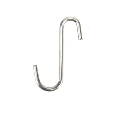 S Hook Zinc Plated Steel 95mm X 35mm X 4mm (s) 4pk