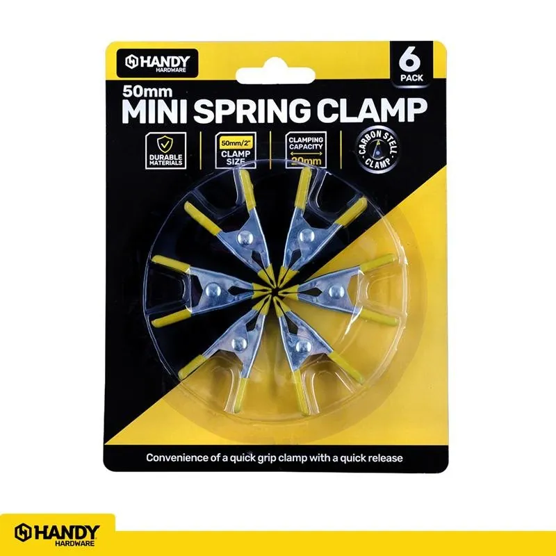 Clamp Spring Mini Size 17mm 6pc (Jaw Opening 53mm) – image 4