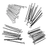 Bobby Pin 144pc Set - Includes 96 Small Pins 4.5cm & 48 Large Pins 6cm - Black – image 1