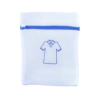 Laundry Delicates Wash Bag with Zipper Premium Double Padded - Small 25cm X 30cm - White