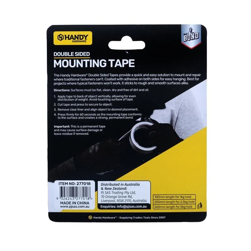 Tape Double Sided Mounting Tape 24mm X 25m – image 3