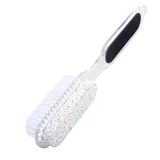 Pedicure Tool 4in1 with Pumice Stone, Brush, Emery Board & Metal File – image 2
