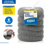 Jumbo Steel Scourer 6pk - Ø9cm - 20g/pc – image 4