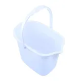 Multi Purpose Bucket with Handle and Easy Pour Spout - 9.5l 34cm (l) X 21cm (w) X 24cm (h) - White - Plastic – image 1