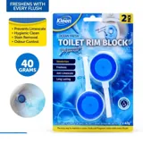 Toilet Rim Clip on Freshener Deodoriser 2pk - Ocean Fresh - 40g Per/pc – image 4