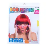 Wig Bob with Fringe Adults Red, Purple, Black, Pink, Blue, Blonde – image 3
