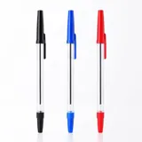Pen Ballpoint 8 Black & 2 Red Per Pack 10pk – image 1