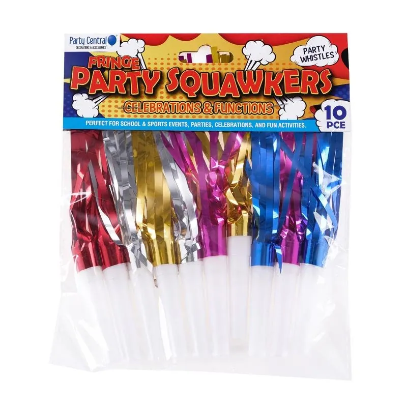 Party Squawkers Fringed 10pk – image 4