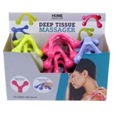 Mini Hand Held Massager Pink, Blue & Yellow Assorted 11.5cm X 10.3cm X 6cm – image 4