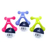 Mini Hand Held Massager Pink, Blue & Yellow Assorted 11.5cm X 10.3cm X 6cm – image 1