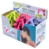 Mini Hand Held Massager Pink, Blue & Yellow Assorted 11.5cm X 10.3cm X 6cm – image 3