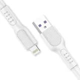 Charge & Sync USB a To 8 Pin PVC Cable - Suitable for iPhone Devices - White - 1 Metre – image 1