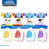 Mini Gel Air Freshener Variety Pack 60g/pc - 4 Scents Lavender, Vanilla, Strawberry, Linen – image 4