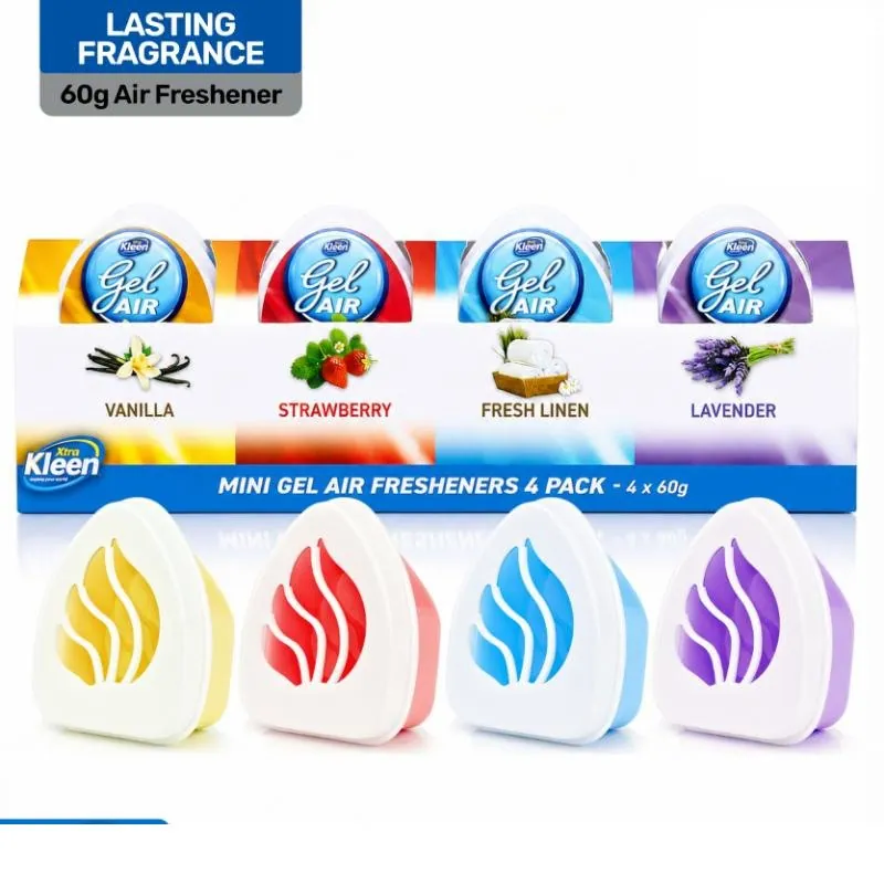 Mini Gel Air Freshener Variety Pack 60g/pc - 4 Scents Lavender, Vanilla, Strawberry, Linen – image 4