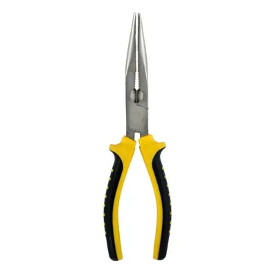 Plier Premium Long Nose Comfort Grip Handle Black & Yellow 200mm