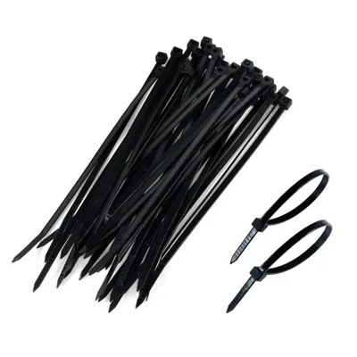 Cable Ties Black & Clear Assorted in Carton 150mm X 3.6mm 120pc