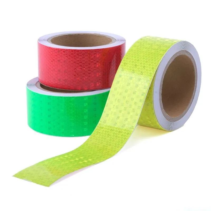 Tape Reflective 3 Assorted Colours, Green, Red Yellow 50mm X 10m – image 2