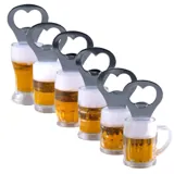 Man Cave Bottle Opener with Magnet Beer Mug Shaped 8.5cm X 3cm 6 Assorted – image 1