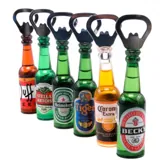Man Cave Bottle Opener with Magnet Beer Bottle Shaped 13.5cm X 2.5cm 8 Assorted – image 1