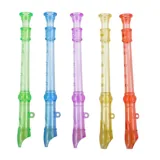 Musical Recorders (Mini) 13.5cm 5pk Green, Blue, Yellow, Red, Purple – Plastic – image 1