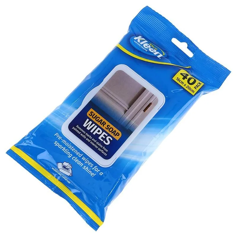 Cleaning Sugar Soap Wet Wipes 40pk - 16cm X 20cm Per/pc – image 3