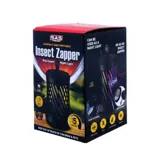 USB Rechargable Insect Zapper Portable 14.5cm X 9.5cm Black – image 2