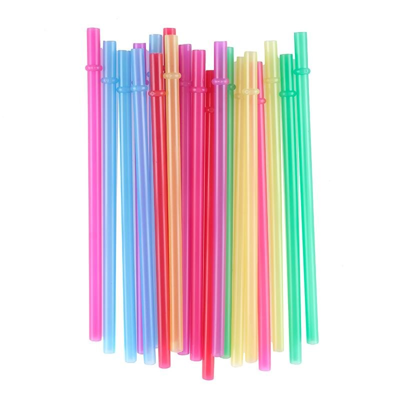 Reusable Plastic Straws 20cm (20 Pack, Assorted Colours) — photo 2 of 4