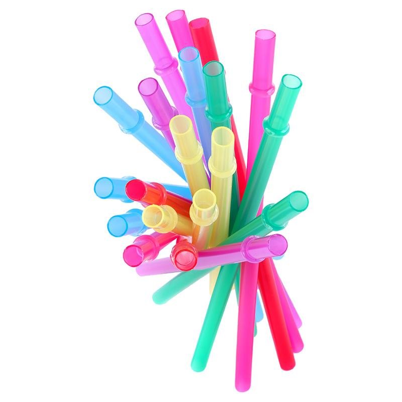 Reusable Plastic Straws 20cm (20 Pack, Assorted Colours) — photo 3 of 4