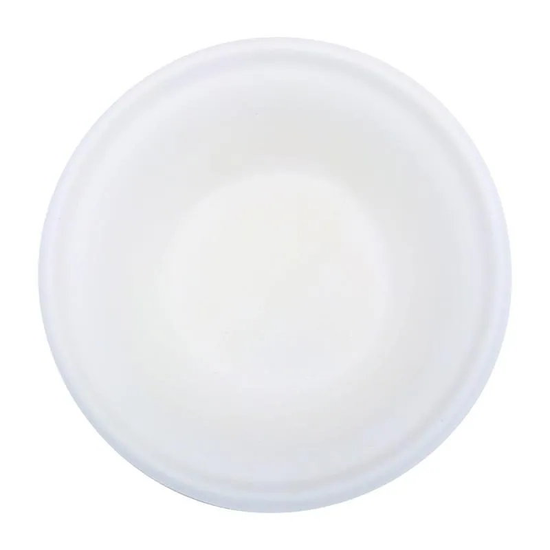 Sugarcane Bagasse Medium Bowls - 350ml - 40pk Bulk (white) – image 2