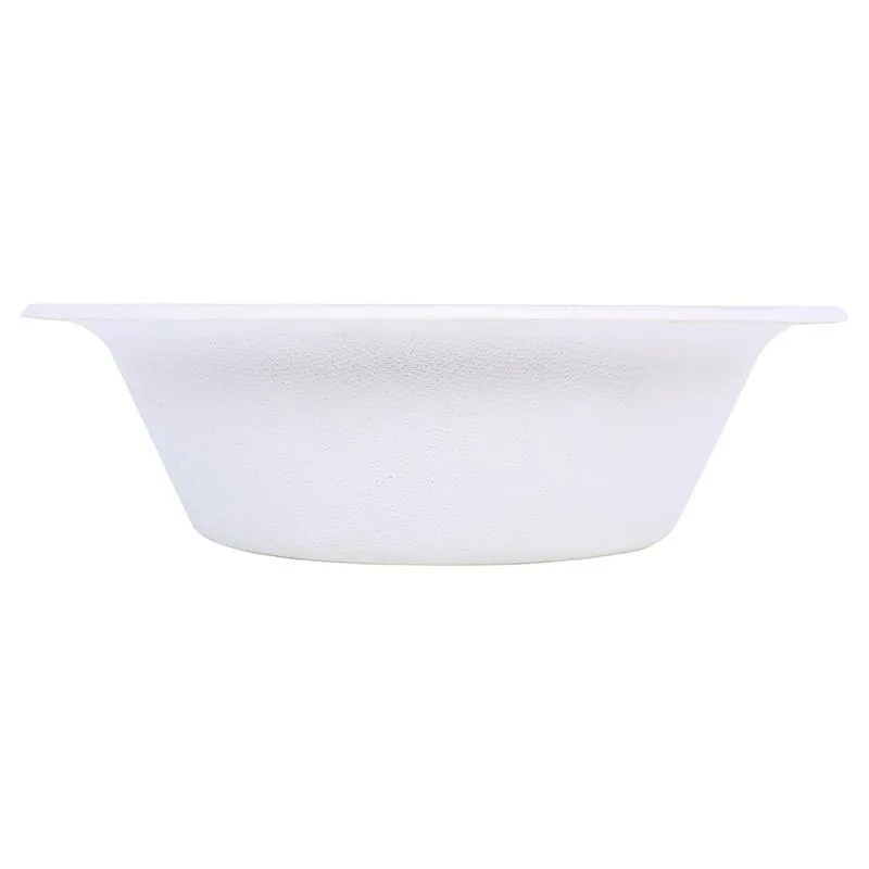 Sugarcane Bagasse Large Bowls - 1l - Ø20.5cm - 12pk (white) – image 2