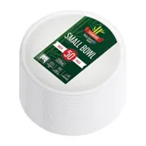 Sugarcane Bagasse Small Snack Bowls - 220ml - 50pk Bulk (white) – image 3