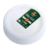 Sugarcane Bagasse Side Plates - Ø18cm - 50pk Bulk (white) – image 3