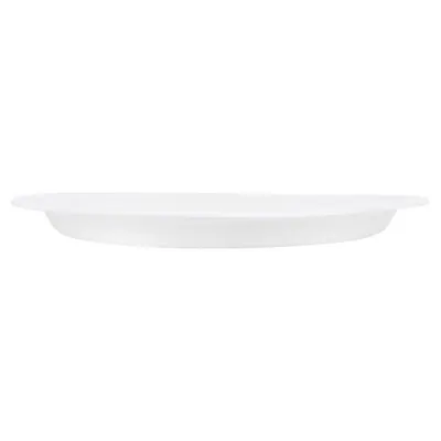 Sugarcane Bagasse Round Dinner Plates Large - Ø26cm - 30pk (white)