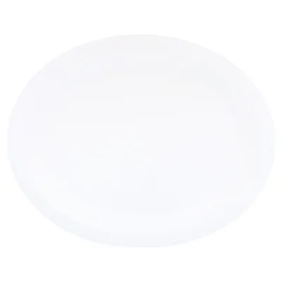 Sugarcane Bagasse Oval Dinner Plates Large - 25.5cm X 31cm - 30pk (white)