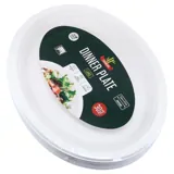 Sugarcane Bagasse Oval Dinner Plates Large - 25.5cm X 31cm - 30pk (white) – image 3