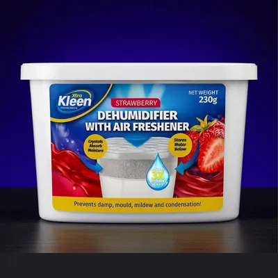 Dehumidifier with Air Freshener Interior 230g - Scented: Ocean, Lavender, Lemon, Strawberry