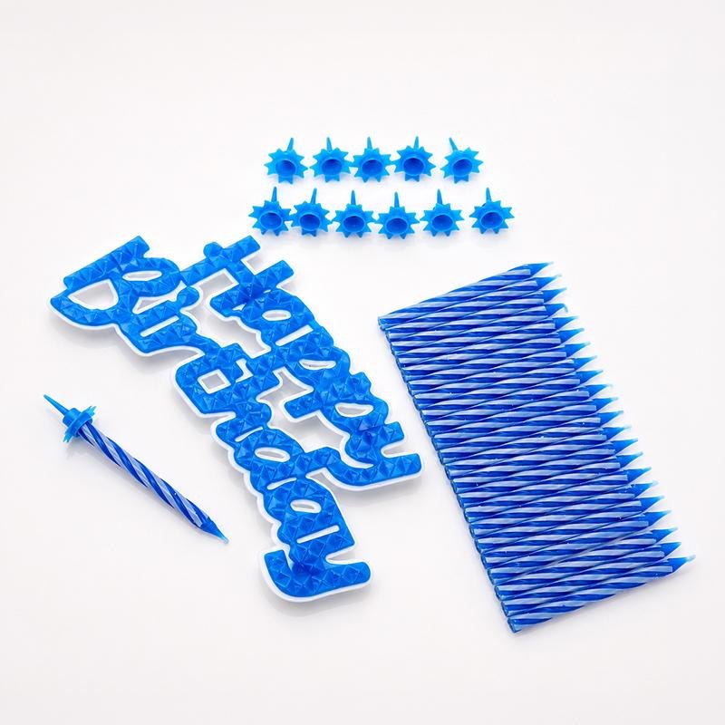 Birthday Candles & Plaque Set with Holders (25 Pieces) — photo 2 of 4