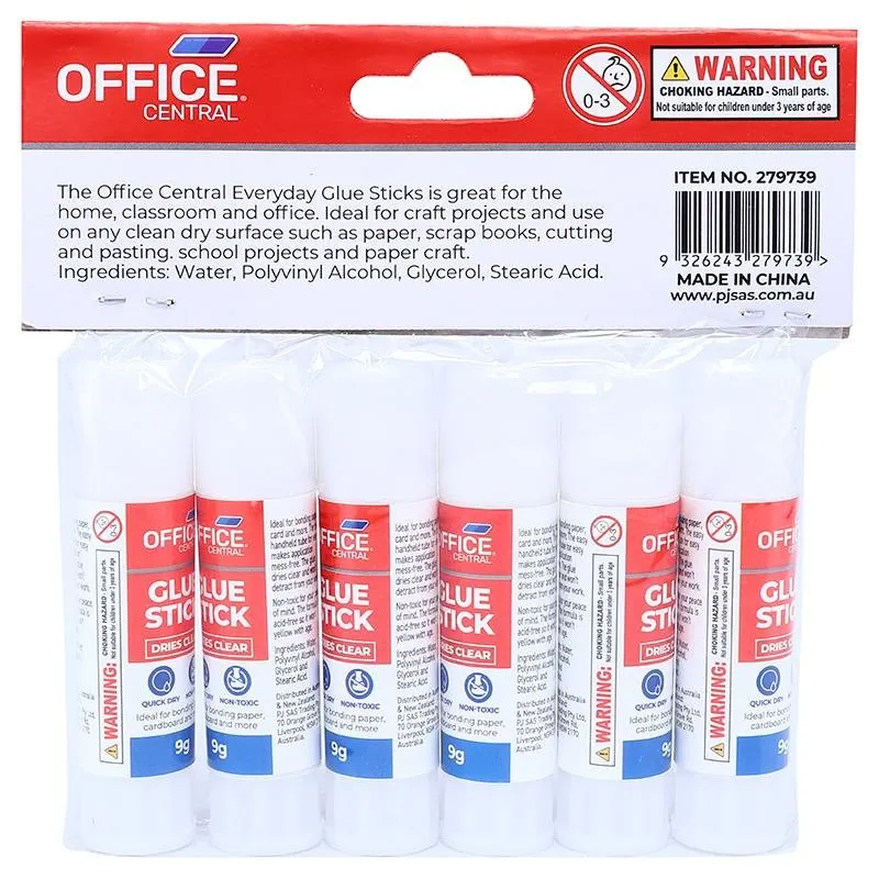 Glue Sticks 8.1cm X 1.95cm 6pk (338702) – image 3