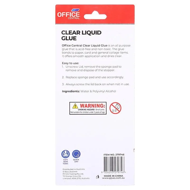 Glue Clear Liquid 50ml 3pk – image 3