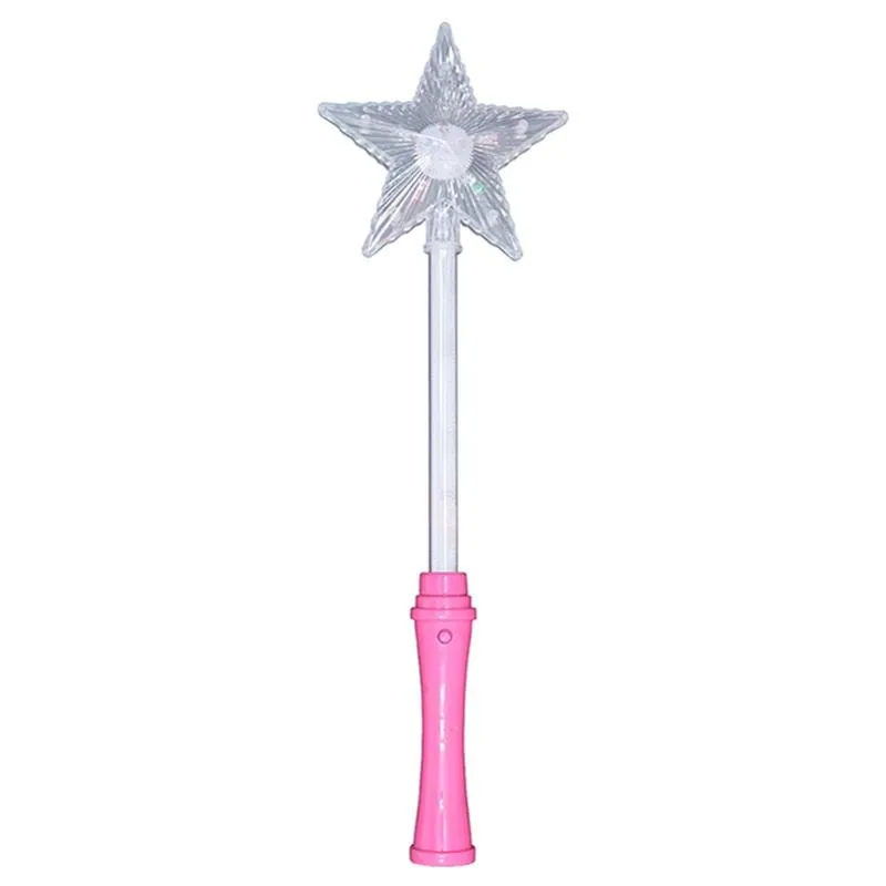 Christmas Light Up Wand Battery Operated LED Star 38.5cm X 12cm X 2.9cm Pink & Blue 3 Functions 4xAG13 Batteries Included – image 3