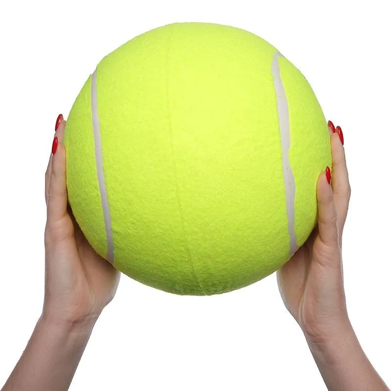 Ball Tennis Jumbo Inflatable - Ø21cm - Assorted Colours: Yellow, Pink, Blue – image 4
