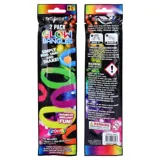 Glow Bangles 2pk - 20cm X 1.5cm - Assorted Colours Green, Yellow, Blue, Red, Purple, Orange – image 1