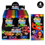 Glow Masquerade Mask - 4 Assorted Designs – image 3