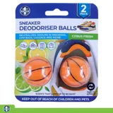 Shoe Deodorising Balls 2pc - Citrus Scented, Basketball Design – image 4