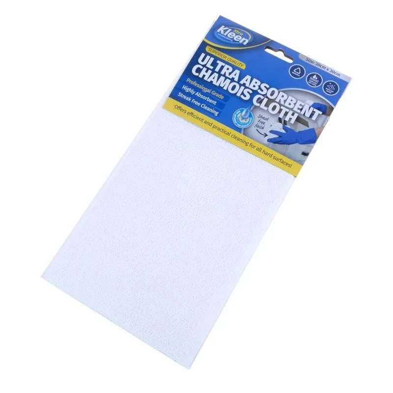 Chamois Cloth Professional Ultra Absorbent 30cm X 30cm - White – image 3