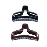 Hair Clip Mermaid Tail Claw 1pc - 9.5cm - Brown & Black Assorted – image 1