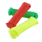 Polyethylene Traditional Rope Assorted Colours (Yellow, Green & Red) 8mm X 20m – image 2