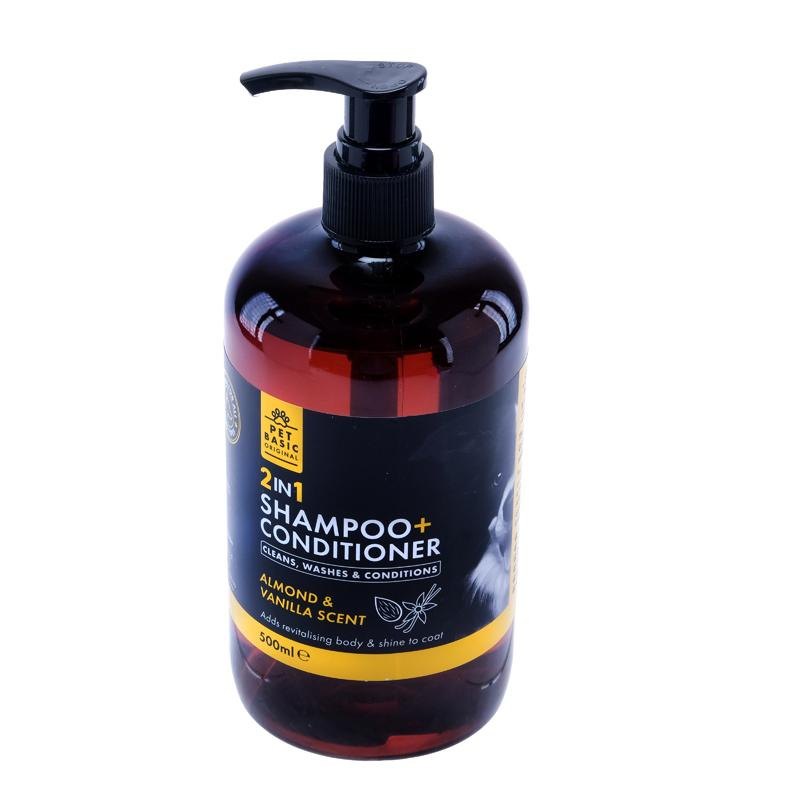 Pet Basic 2-in-1 Dog Shampoo & Conditioner 500ml (Almond & Vanilla) — photo 4 of 4