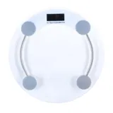 Bathroom Scale Round Glass – image 1