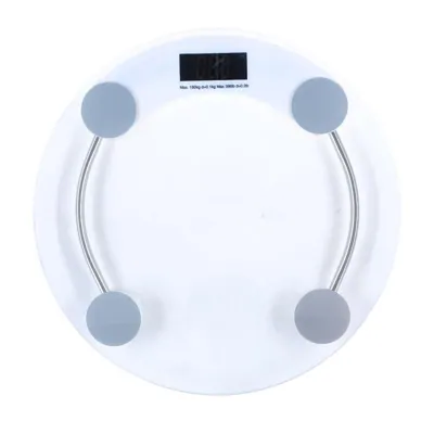 Bathroom Scale Round Glass